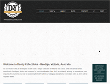 Tablet Screenshot of dandycollectibles.com